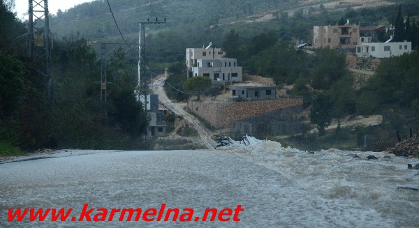 גשמי ברכה בכרמל :סרטון ותמונות